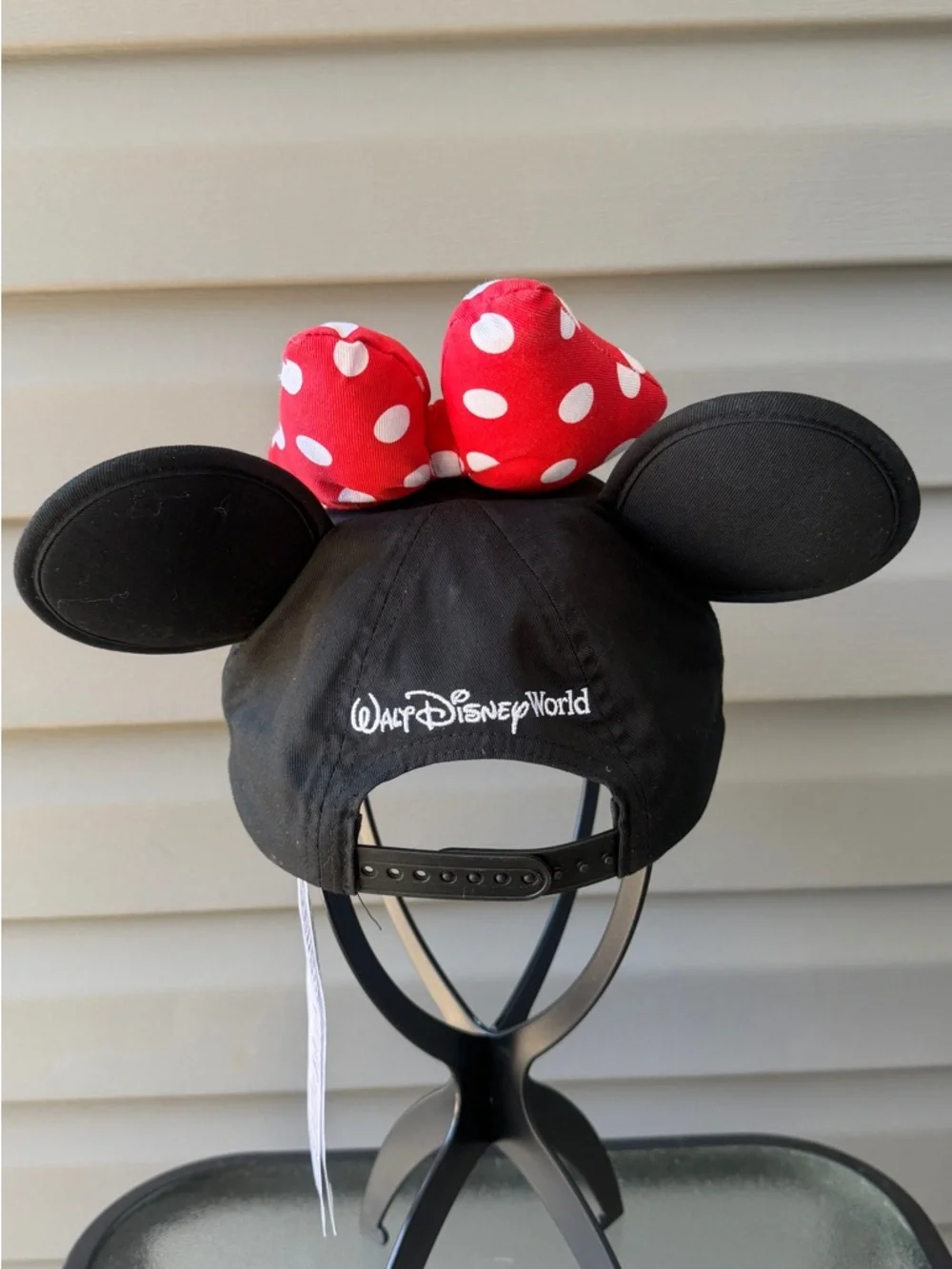 Disney Parks WDW Minnie Mouse Ear Baseball Cap Hat Youth